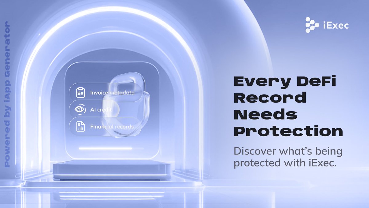 iEx_ec's tweet image. DeFi and Finance data isn’t just numbers, it’s invoice metadata, salary slips, credit scores, KYC details, and even AI rules that decide access.
⚠️ One leak = permanent exposure.
✅ Builders are fixing that with protected data you can actually use without exposing it, and apps…