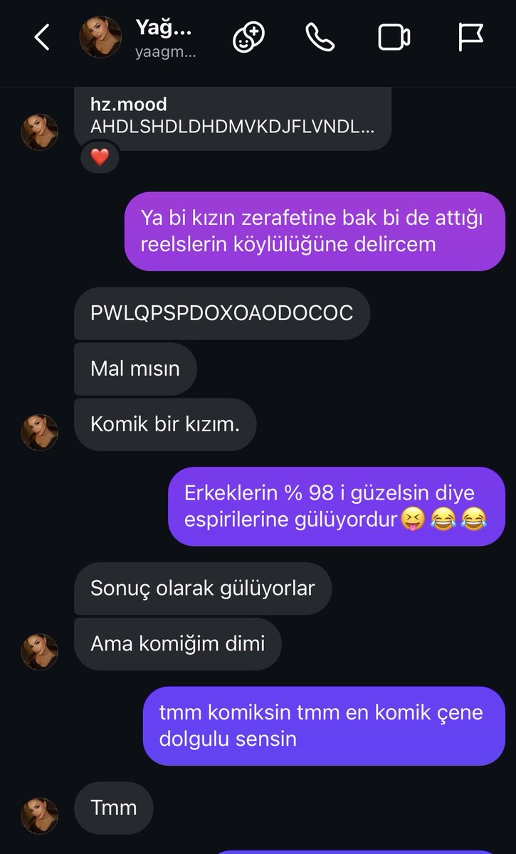 Ben komik olduğuna ikna oldum…