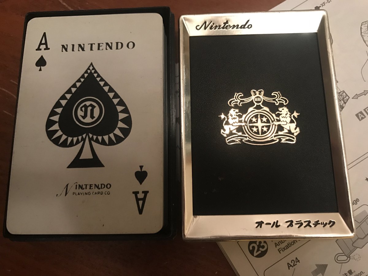 Addie’s Daily Oddities: Day 3

Today we have my deck of Nintendo playing cards. Several years ago when I discovered the long history of Nintendo, I decided to try to find something pre console to add to my collection. Late 60’s or early 70’s best guess

<a href="/minkaodysseus/">Minka Odysseus</a>