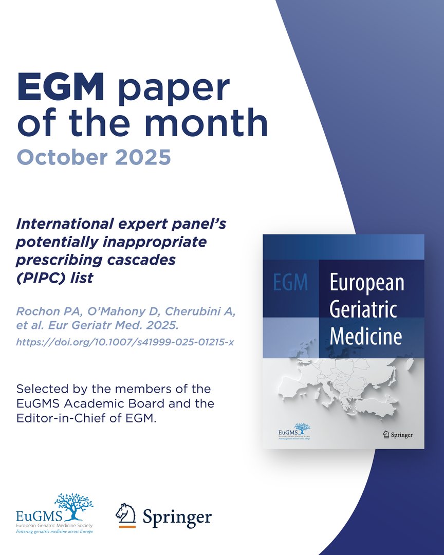 EuGMSSociety's tweet image. Have you already read the October’s EGM #ArticleOfTheMonth?

👉bit.ly/4hm5rFS

#EuGMS #EGM #Journal #Article #Scientific #EuropeanGeriatricMedicine #Springer #GeriatricMedicine
