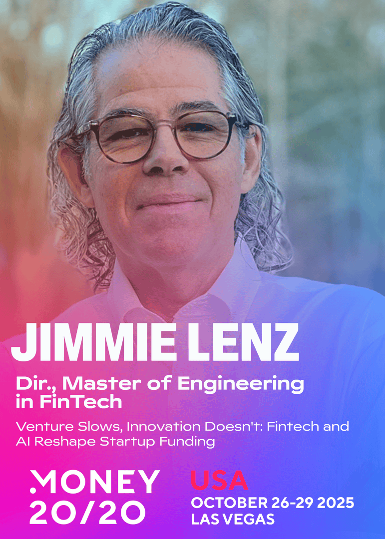 Will you be attending Money20/20?

Don't miss our Co-Founder Jimmie Lenz speaking Monday on "Venture Slows, Innovation Doesn't: Fintech and AI Reshape Startup Funding".

Learn more &gt;.heyor.ca/5lIteJ

#fintech #money2020