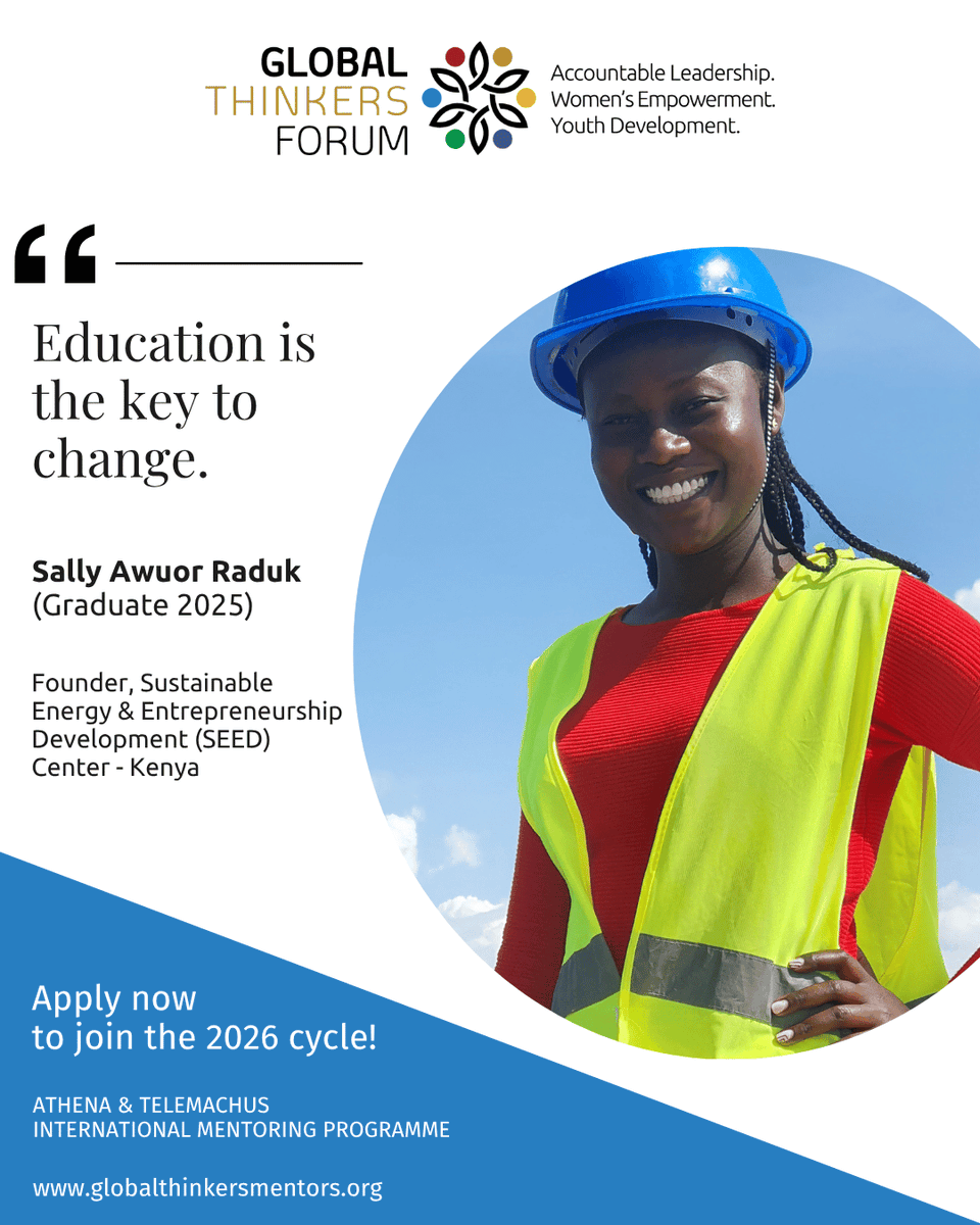 Did you apply yet? Learning from a mentor can take your career to the next level! APPLY TODAY! ow.ly/kVSN50C29oJ #mentoring #career #youth #women #africa #kenya <a href="/Youth_Forum/">European Youth Forum</a> <a href="/youthpress/">European Youth Press</a> <a href="/unhabitatyouth/">UN-Habitat Youth</a> <a href="/unyouthaus/">UN Youth Australia</a> <a href="/Intl_YouthCA/">InternationalYouthCanada</a>