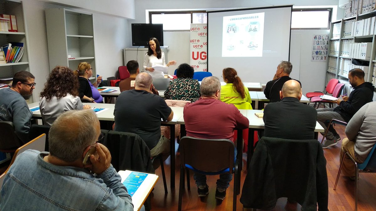 📍 La sede de #UGT en #Guadalajara ha acogido hoy un nuevo taller sobre #corresponsabilidad

➕ corresponsabilidad es ➕ igualdad