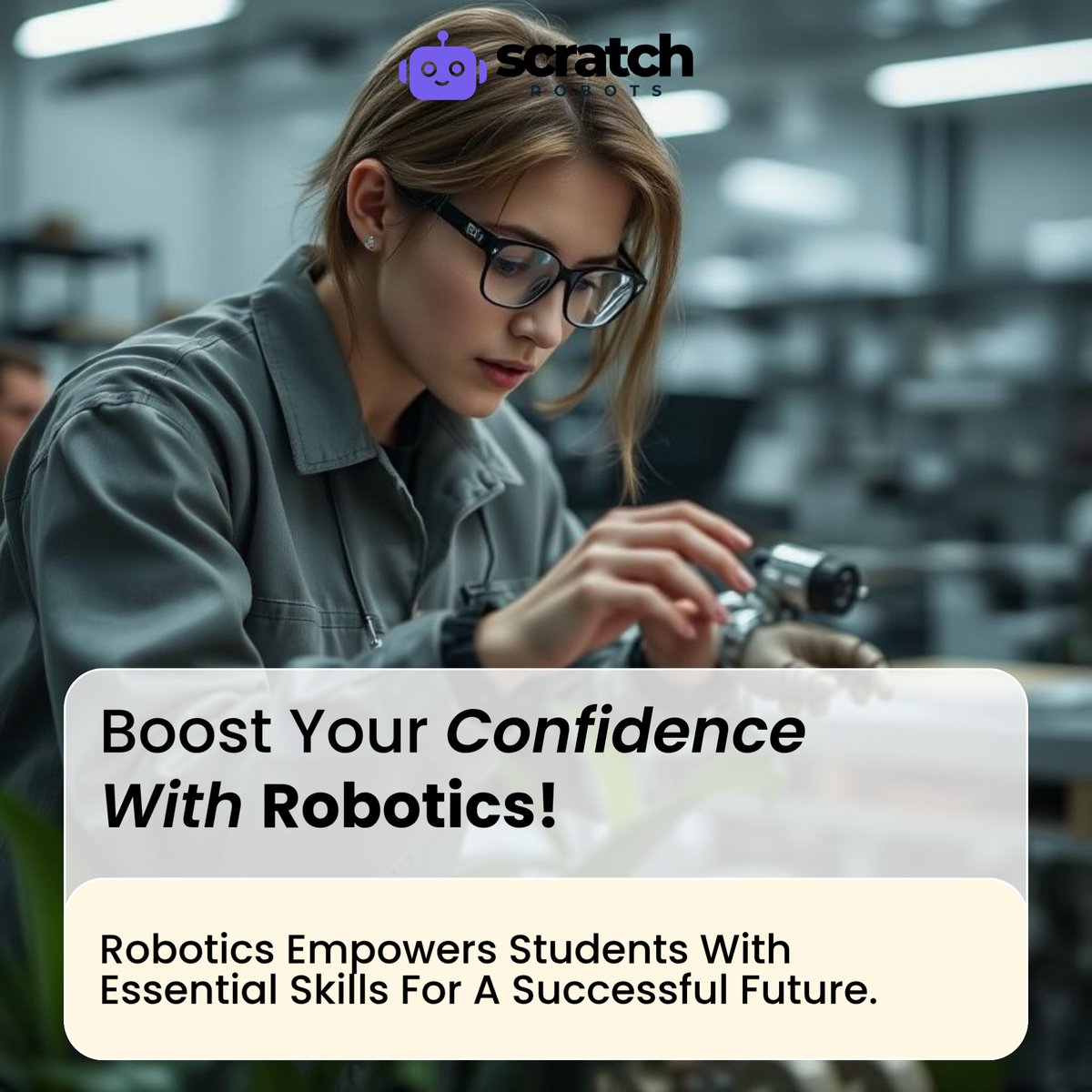 scratchrobots's tweet image. Boost your confidence with robotics! 🌟 Explore rising STEM careers and the importance of robotics skills! 🤖📈
#ScratchRobots #RoboticsEducation #STEMForKids #LearnToCode #BuildRobots #HandsOnSTEM #KidInventors #FutureEngineers #DIYRobotics #AIForTeens