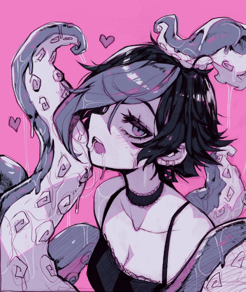 old tentacley sketch, Amora OC