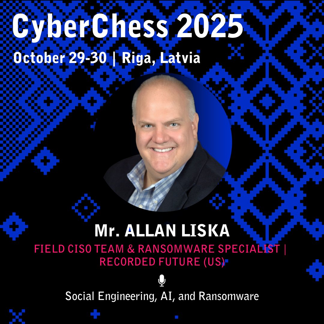 certlv's tweet image. Uz #CyberStory skatuves noslēdzošais konferences #CyberChess2025 29.oktobra tematiskais bloks “Finanšu krāpšana” būs vēltīts reāliem gadījumiem un taktikām, ar kurām organizācijas visā pasaulē saskaras finanšu drošības frontē.

📅 Programma: cyberchess.lv