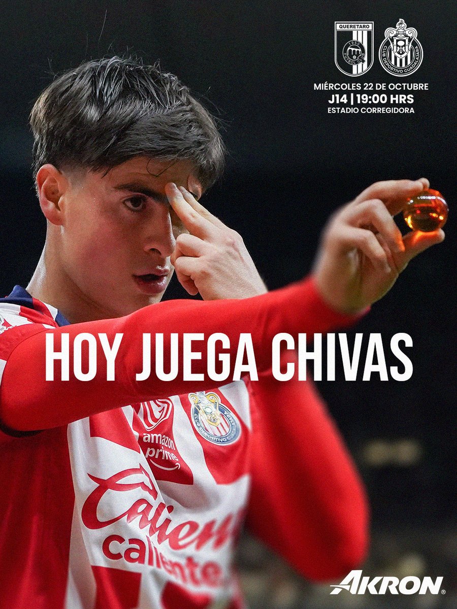 🔴⚪️ ¡HOY ES DÍA DE PARTIDOOO! ⚪️🔴

👊🏻 ¡FUERTES Y UNIDOS EN BUSCA DE NUESTRO QUINTO TRIUNFO CONSECUTIVO! 🔥

#MuchoChivas 🐐
