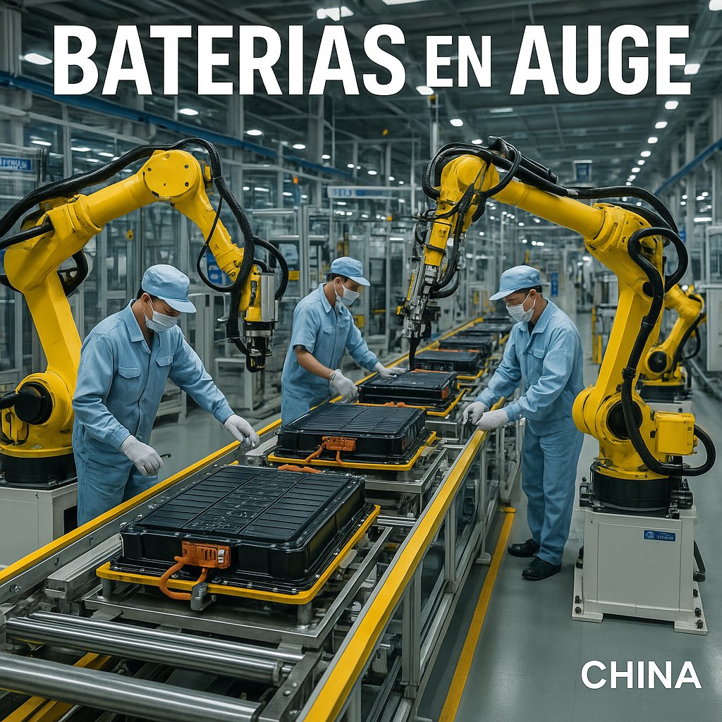 see4tech's tweet image. 🚗⚡ ¡China lidera la revolución eléctrica! Con 1.122 GWh en producción de baterías para vehículos eléctricos, un incremento del 44% en solo un año. Estrategia nacional para dominar el mercado. ¿Quién puede competir? #MovilidadEléctrica #Baterías