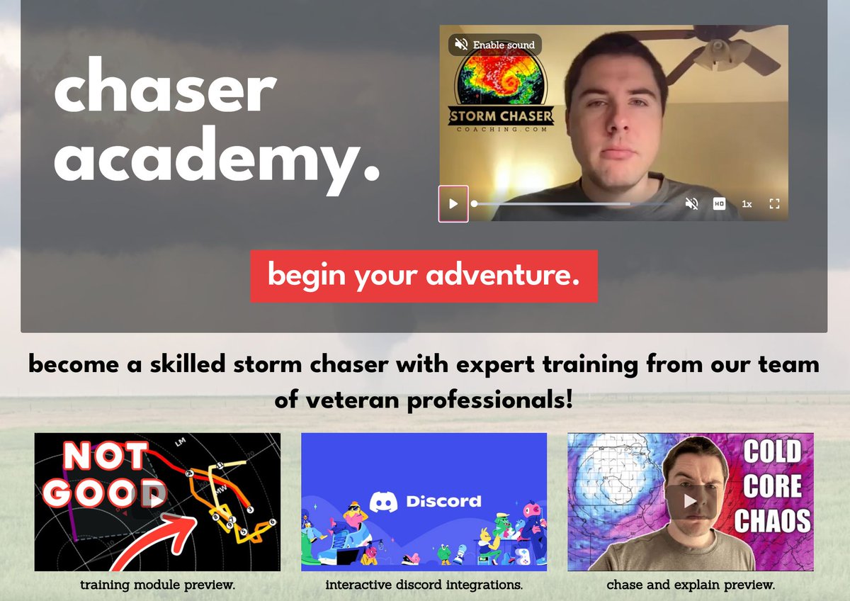 TornadoCoaching's tweet photo. 🎓 GIVEAWAY TIME! 🎓

A donor wants to give one free year's membership to the Chaser Academy—exclusively for students!

To enter:
❤️ Like this tweet
🔁 Repost this tweet
🕛 Do it before noon ET Friday

Learn to forecast, chase, &amp; think like a pro.

🌪️ Rules in replies! https://t.co/gNUJe08Gca