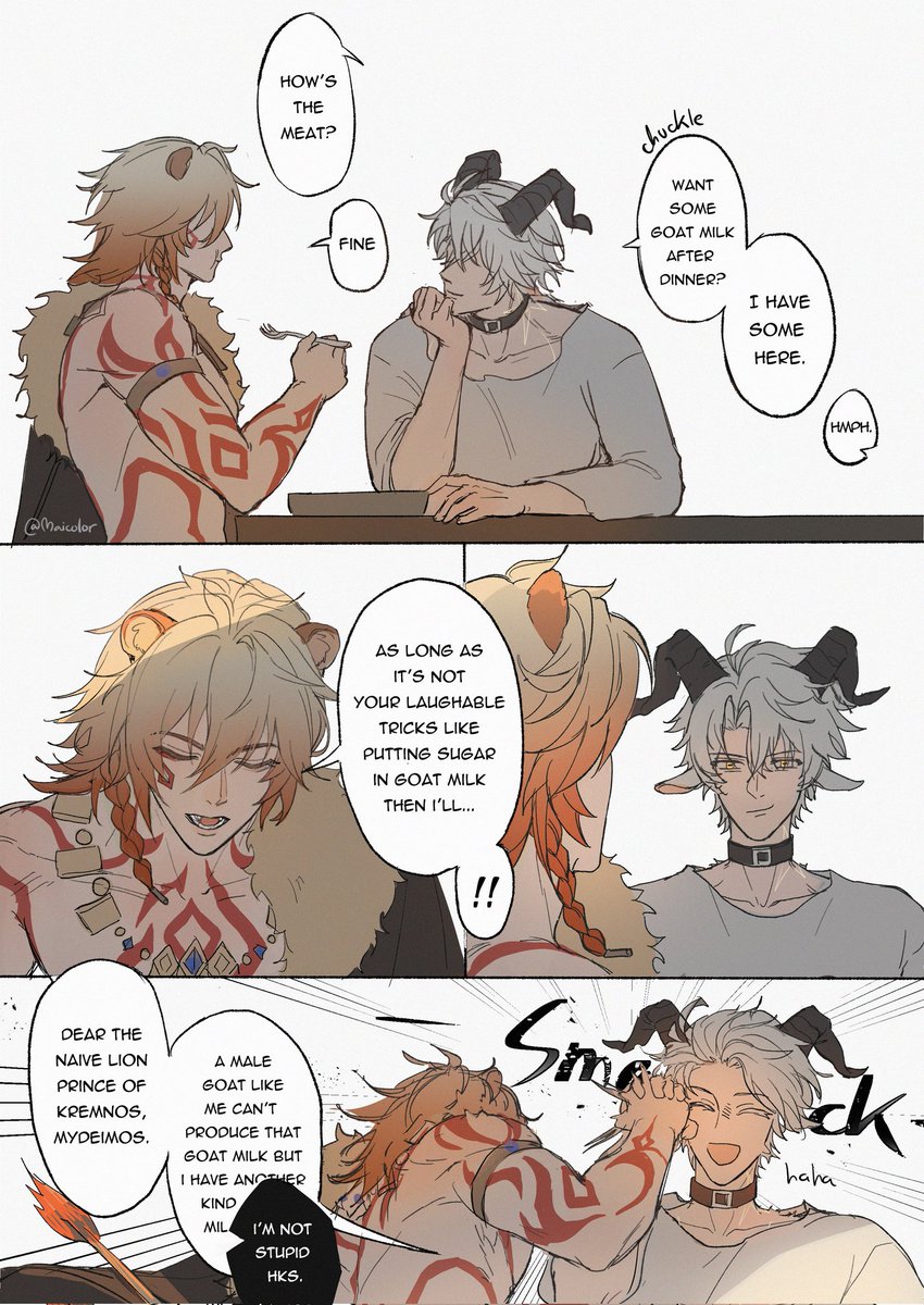 maicolor's tweet image. Phainon the goat
#phaidei