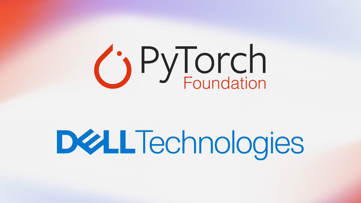 PyTorch's tweet image. We’re excited to welcome @DellTech as a Premier Member of the PyTorch Foundation 🎉
👉 Read the announcement: hubs.la/Q03PyPSY0 
#PyTorch #Dell #OpenSource