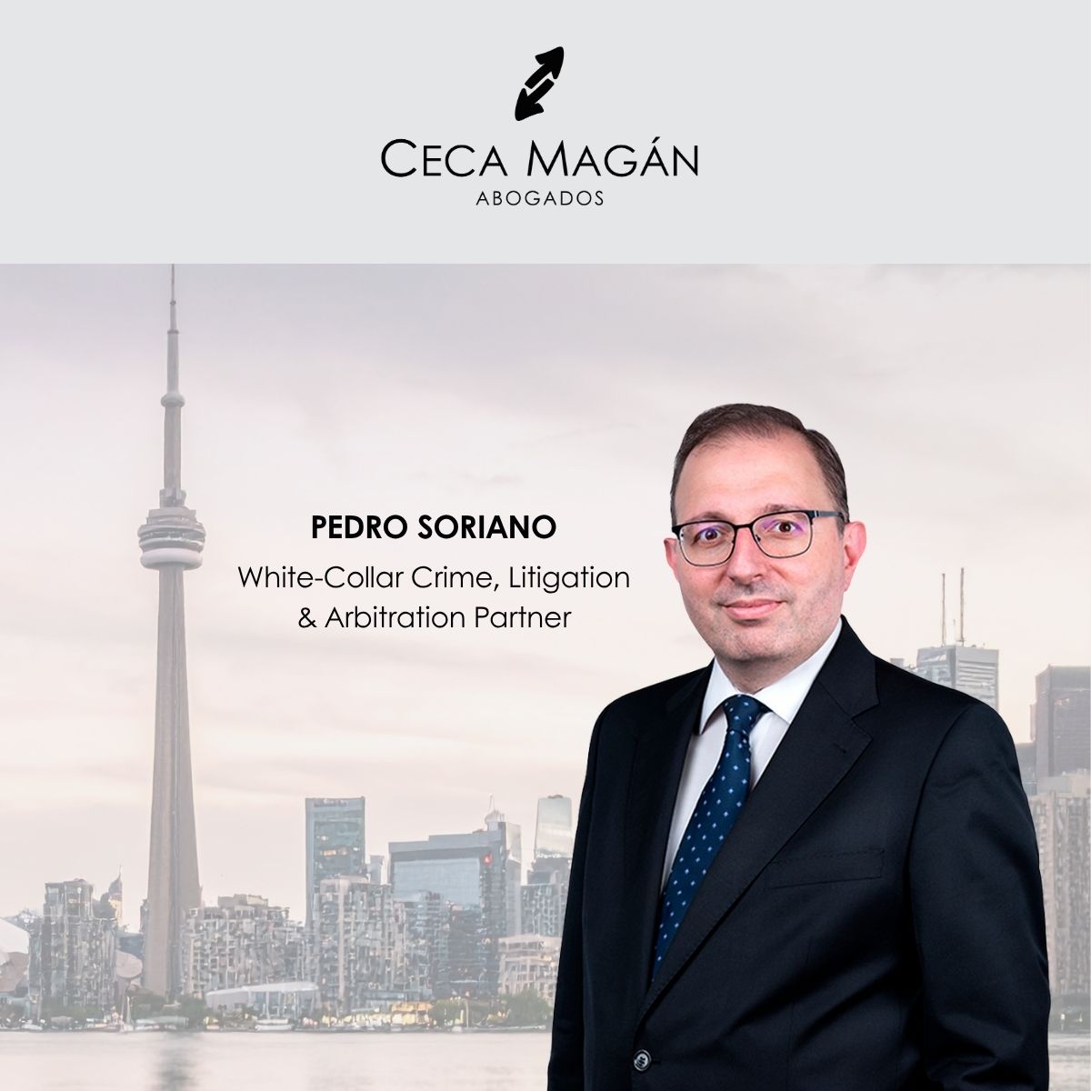 Desde CECA MAGÁN Abogados anunciamos la participación de Pedro Soriano Mendiara, socio de Penal, como ponente en #IBAToronto #IBA2025.

📅 Jueves 4 nov., 9:30 h

🎙️Panel: “Sticking it to the man…”
Una visión comparada sobre litigación contra el Estado.

#IBAToronto #IBA2025