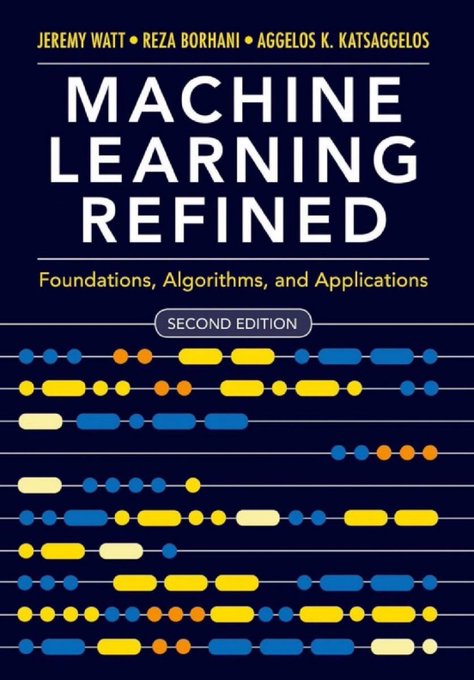 ebokify's tweet image. #MachineLearning Refined — Foundations, #Algorithms, and Applications (with 100 in-depth coding exercises in #Python): amzn.to/4hofCty
—————
#Coding #DataScience #ML #AI #DeepLearning #NeuralNetworks #Mathematics #DataScientist
