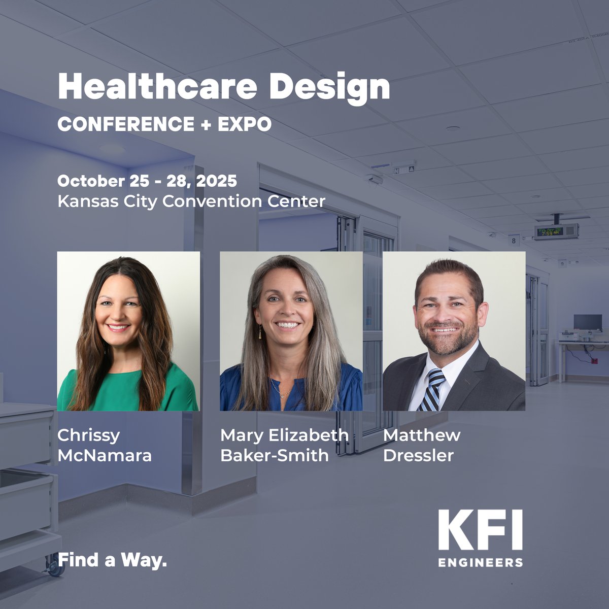 We're headed to Kansas City! The team is looking forward to attending this year's <a href="/HCDMagazine/">Healthcare Design</a> Conference + Expo, catching up on the latest in the industry, and connecting with fellow healthcare design professionals. 
#KFIEngineers #FindaWay #HealthcareDesign #HCDcon