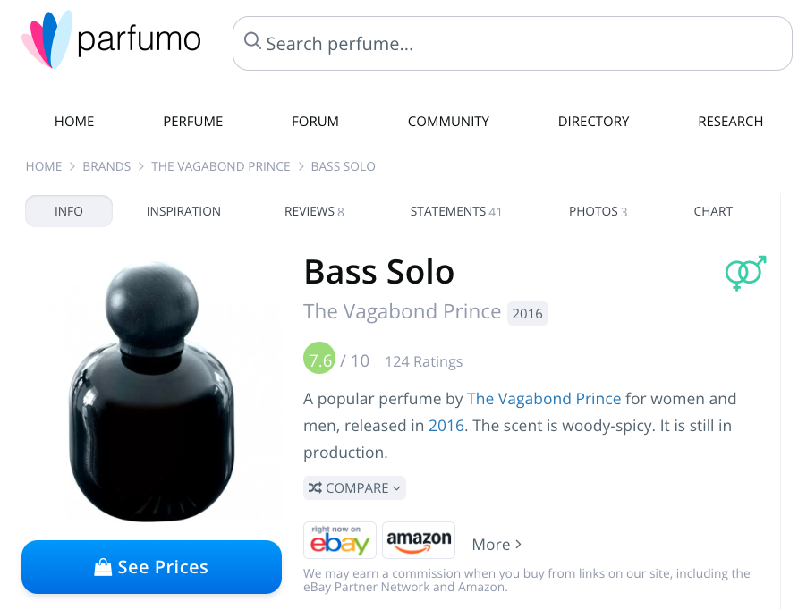 THE SMELL OF PEOPLE NOT LISTENING: This is not a bass solo by an emerging artist named The Vagabond Prince. This is a perfume/cologne/?called Bass Solo by a company called The Vagabond Prince. What should the advert tagline be? 

Thread winner chosen by end of day L.A. time.