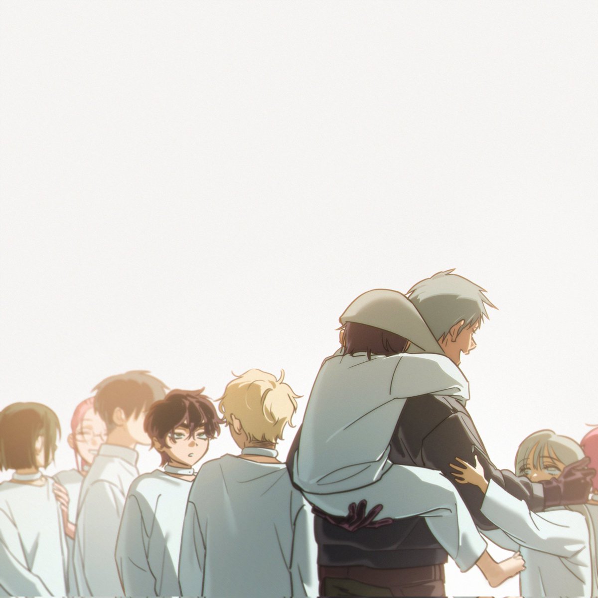 Ivan, Mizi, and Sua are fading away as Till's moving forward to the rescued children and the future they represent.
4nakt will always be in the back of his mind and he will never forget them or the impact they had on him cause disappearing is not the end...

I'm not okay
#ALNST