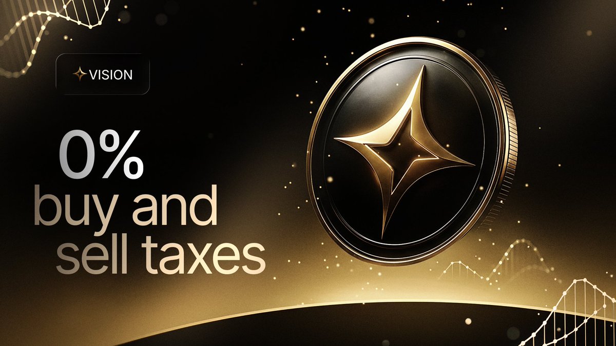 We’re proud to announce that $VSN is now officially!

0% Buy Tax 

0% Sell Tax

Strategic move aligned with our long-term vision
Setting the stage for the next phase of $VSN’s expansion