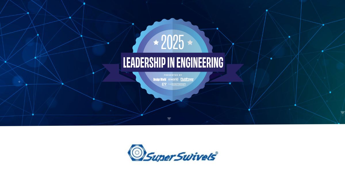 DesignWorld's tweet image. Super Swivels has been an engineering leader in the hydraulics industry for nearly 30 years and looks to maintain that leadership role in designing and producing superior patented live hydraulic swivels.

Consider voting for them in our 2025 Leadership in Engineering:…