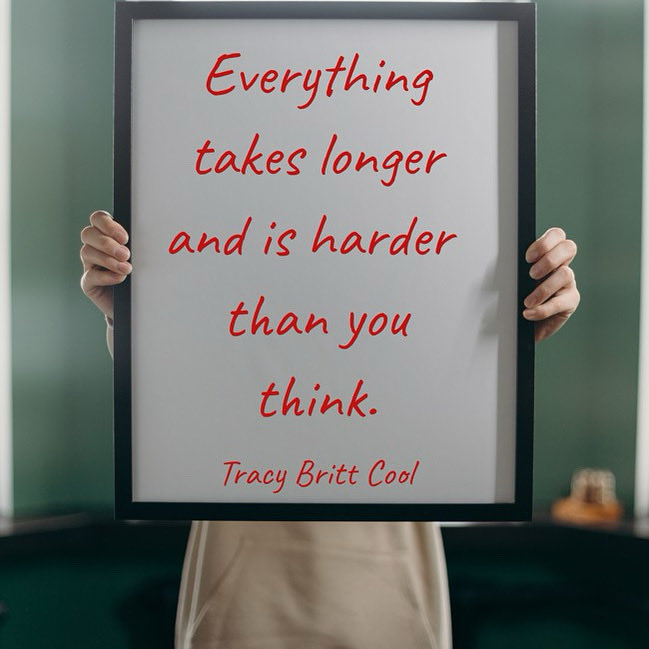 UnionGeneral2's tweet image. It’s Whiteboard Wednesday! 

"Everything takes longer and is harder than you think."

#uniongeneralins #whiteboardwednesday #whiteboard #tracybrittcool #manageexpectations #perspective #patience #discipline #staythecourse #focus