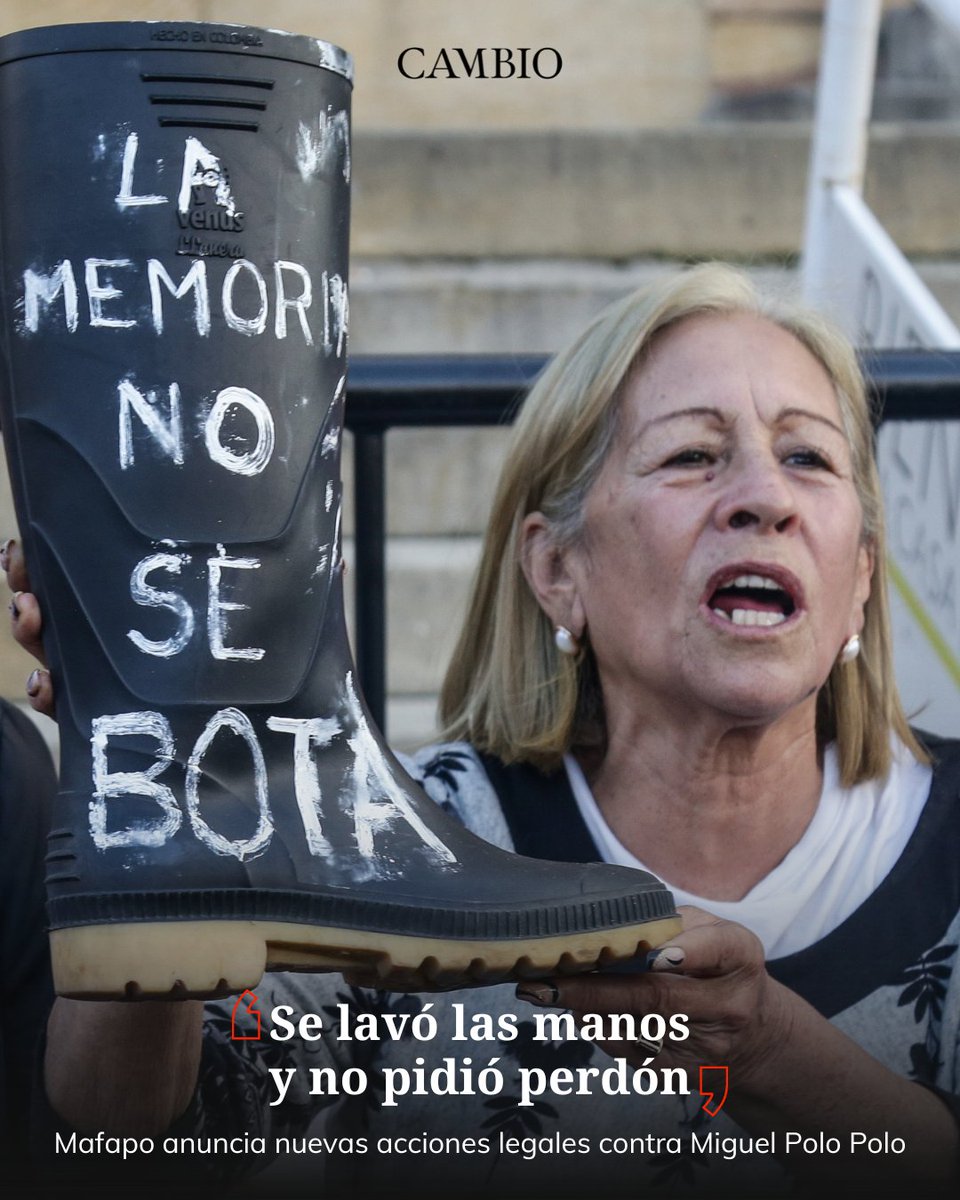 Cambio (@estoescambio) on Twitter photo Mafapo rechazó el documento con el que Miguel Polo Polo respondió a las exigencias de la Corte Constitucional por vulnerar los derechos de las víctimas de ejecuciones extrajudiciales. CAMBIO habló con su directora para conocer las razones de sus nuevos reclamos. Mafapo rechazó el documento con el que Miguel Polo Polo respondió a las exigencias de la Corte Constitucional por vulnerar los derechos de las víctimas de ejecuciones extrajudiciales. CAMBIO habló con su directora para conocer las razones de sus nuevos reclamos.