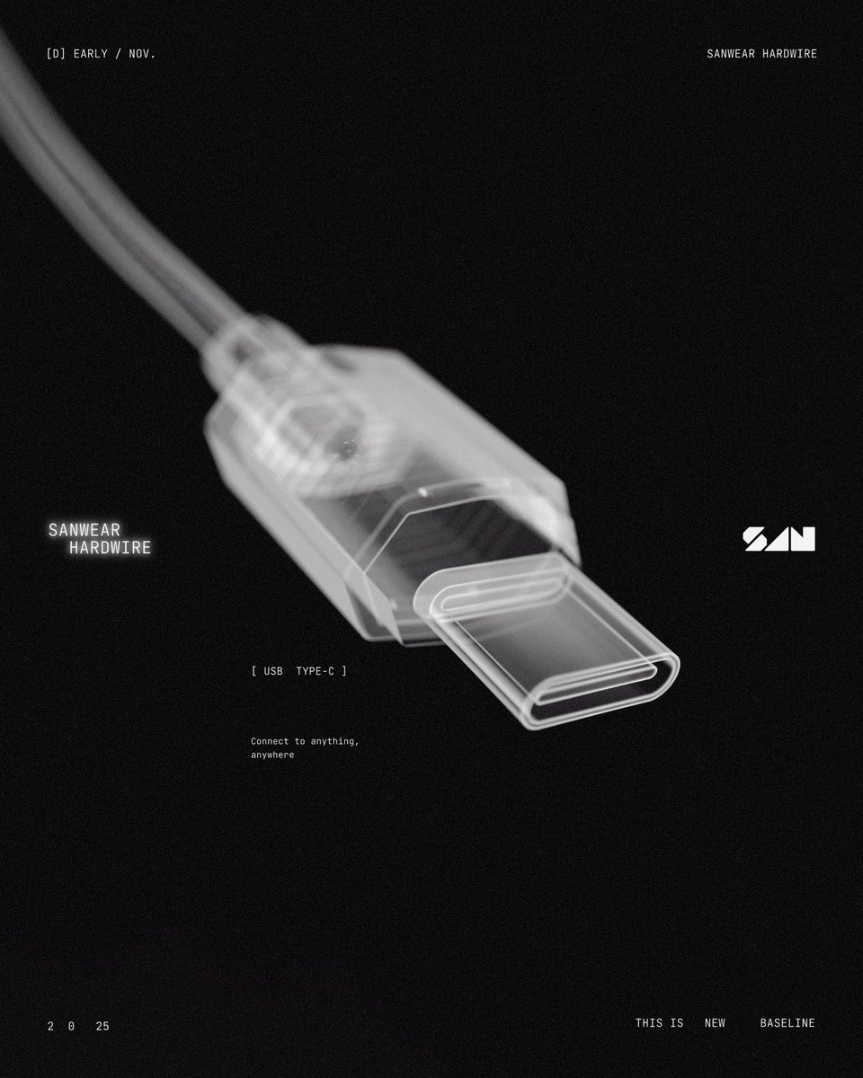 SANWEAR-HARDWIRE uses a USB-C connection — Connect to any modern device, anytime. No dongles necessary.

The classic wired earbud: simple, affordable, no nonsense. And it’s coming back. People are going back to wired because they’re sick of Bluetooth, sick of charging, and at the