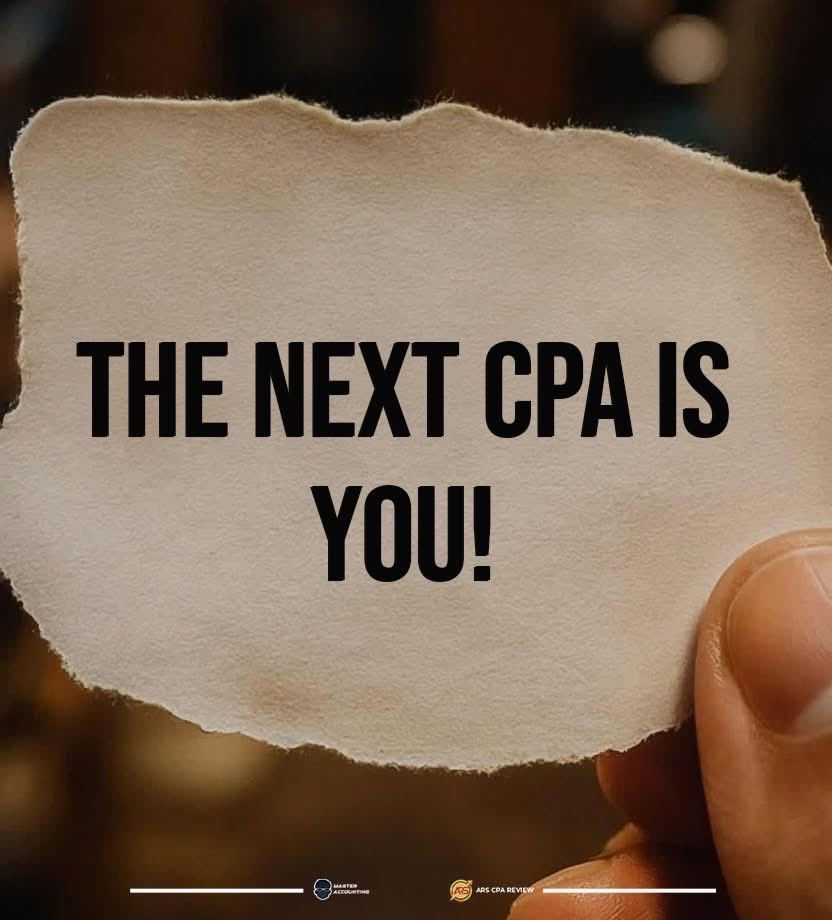 JmanLopo's tweet photo. Believe it, claim it, and make it happen THE NEXT CPA IS YOU!
Your hard work, sleepless nights, and dedication will soon pay off. 

Keep pushing, future CPA!

#CPAJourney #FutureCPA #AccountancyGoals #CPALE2025 #MotivationToPass https://t.co/g1bmJjOaJ6