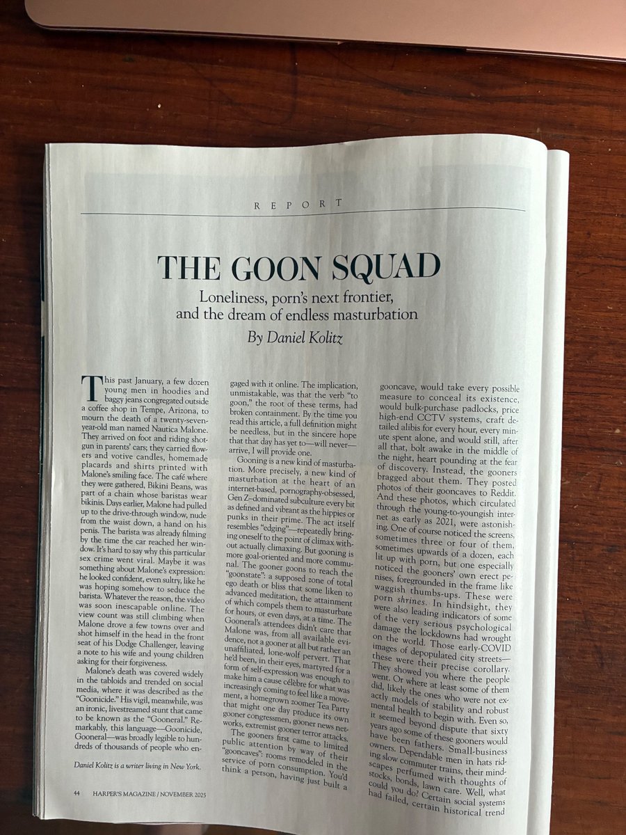 Daniel Kolitz is one of the best people I’ve ever met In My Life. Please read his many many thousand word essay in Harper’s about one of the main issues today