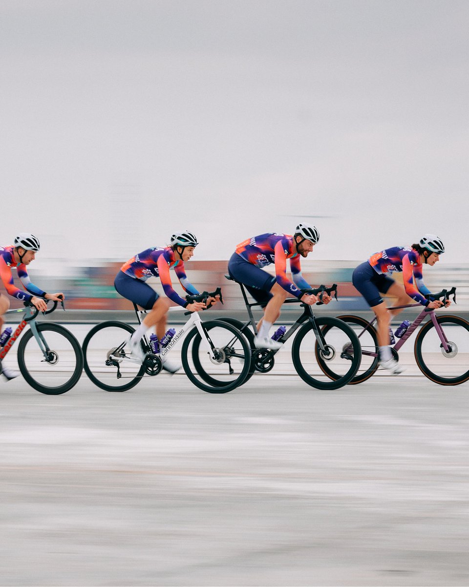 RideShimano's tweet image. Taking turns at the front. Pushing each other higher. And celebrating the finish together. That&apos;s the true power of cycling as a team 🤝

#ShimanoRoad