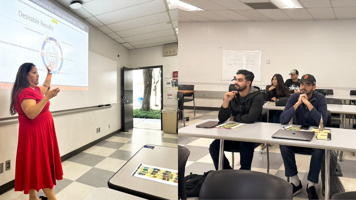 FSCWI's tweet image. Director @LauraRamosV tested a creative teaching approach with Dr. Andres Jauregui’s class, adapting Lotería, a traditional Mexican picture-based bingo game, to help students explore and connect with water issues in new and engaging ways.