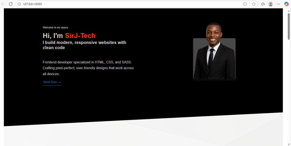 Olubunmi21's tweet image. Showcasing Finished Work
Just wrapped up a new responsive website built with HTML, CSS & SASS
Fast, clean, and mobile-friendly, everything a modern site should be.
Open for new projects, DM me if you'd like something similar
#frontenddev #webdesign #htmlcss #sass