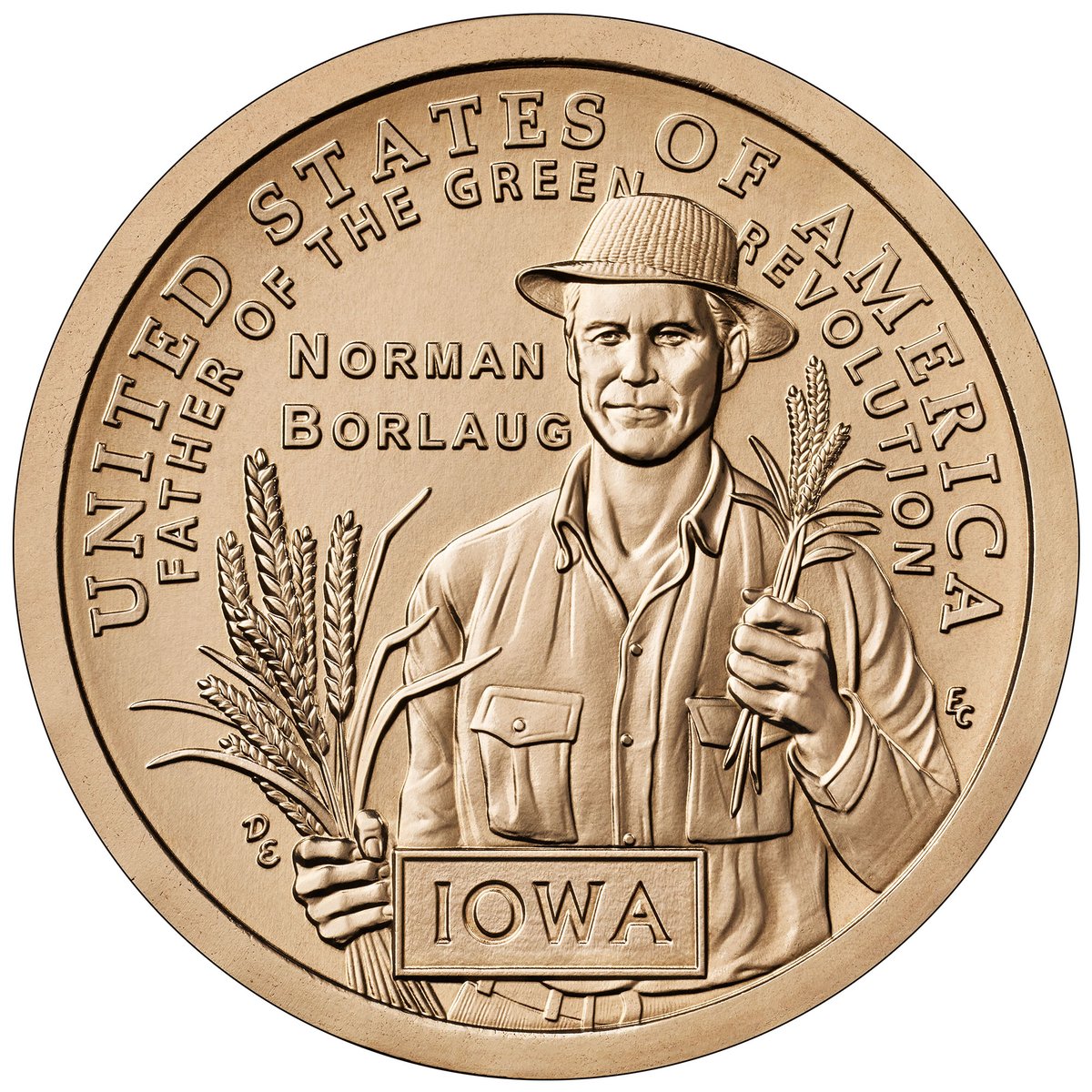 We love to see Dr. Norman Borlaug "Father of the Green Revolution" and Iowa featured on the new <a href="/usmint/">United States Mint</a> Innovation $1 Coins! Special timing with today being the opening of the <a href="/WorldFoodPrize/">World Food Prize Foundation</a> Borlaug Dialogues in #DSMUSA. 

🔗: usmint.gov/news/press-rel…
