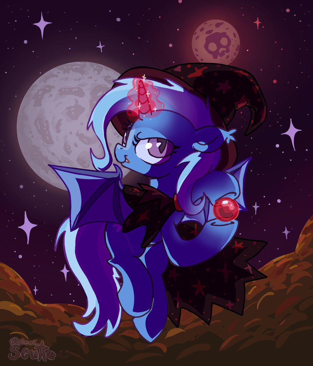 the great and powerful baticorn trixie>:3

#mylittlepony #mlp #mlpfim #mlpart #trixie #cute #awesome #Halloween