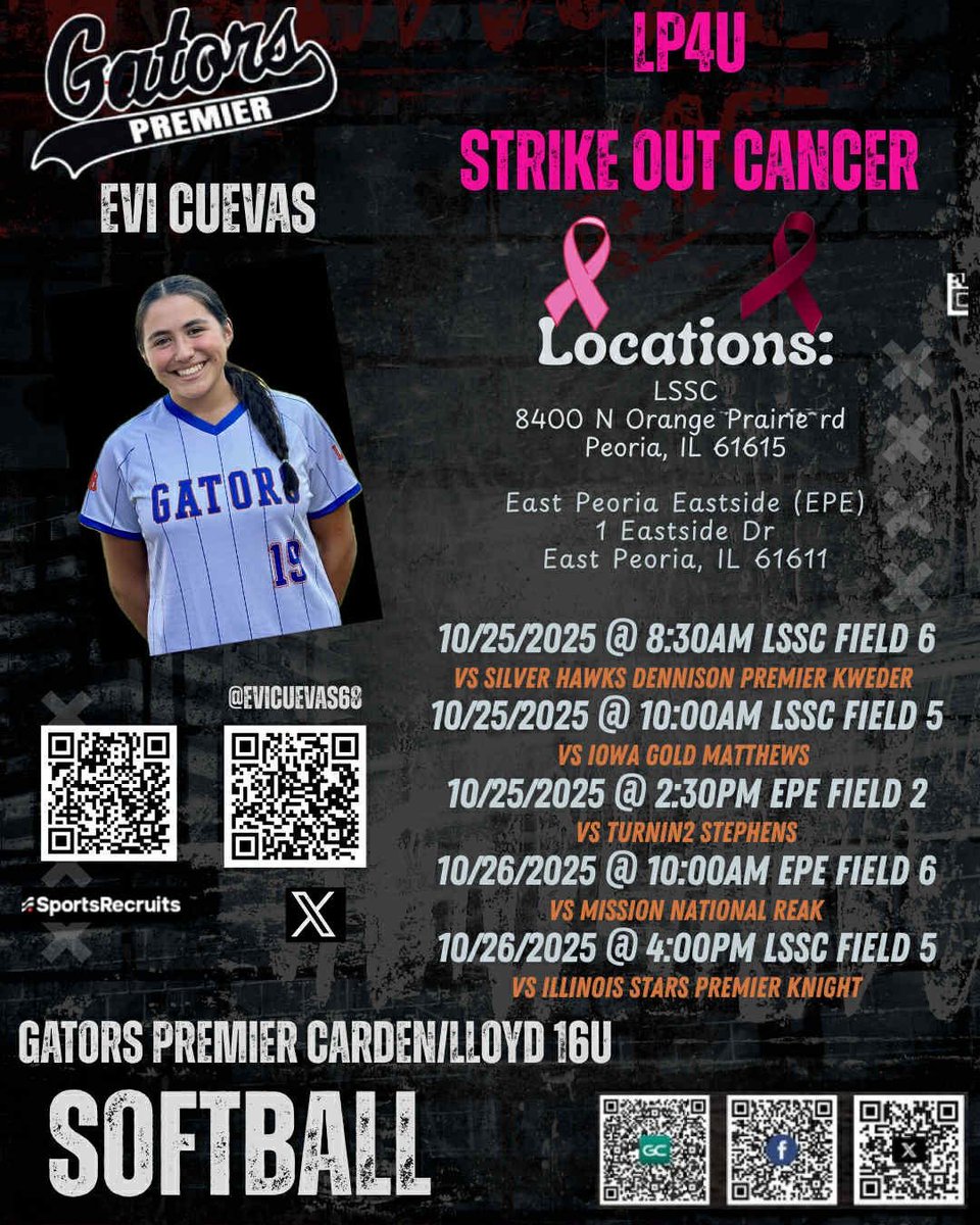 I am looking forward to another great weekend competing with my amazing teammates!@GatorsPremier09