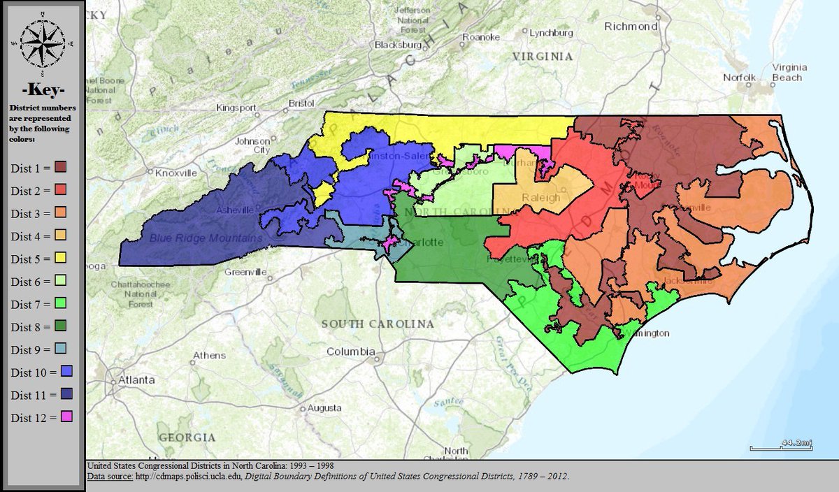 nicholasmcraig's tweet image. Rep. Pricey Harrison calls the new maps “the most gerrymandered in NC history.” Maybe she missed the ones her party drew in the 1990s. #ncpol #ncga