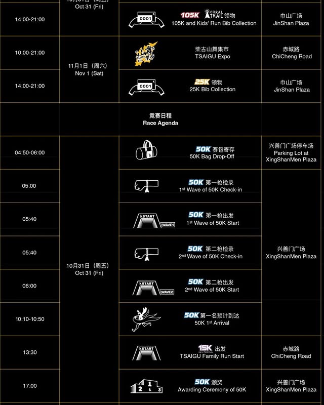 tsaigutrail's tweet photo. 🏔️ 2025 Tsaigu Trail is coming! 🏃‍♂️

🗓️ Oct 31 - Nov 2, 2025
📍 Linhai, Zhejiang, China

The official schedule is OUT! 🗓️👉 Mark your calendars and get ready for an epic 10th anniversary adventure in the stunning Kuocang Mountains! 🇨🇳
#2025Tsaigu #TrailRunning #tsaigutrail #tsaigu https://t.co/oapjHPG4sO