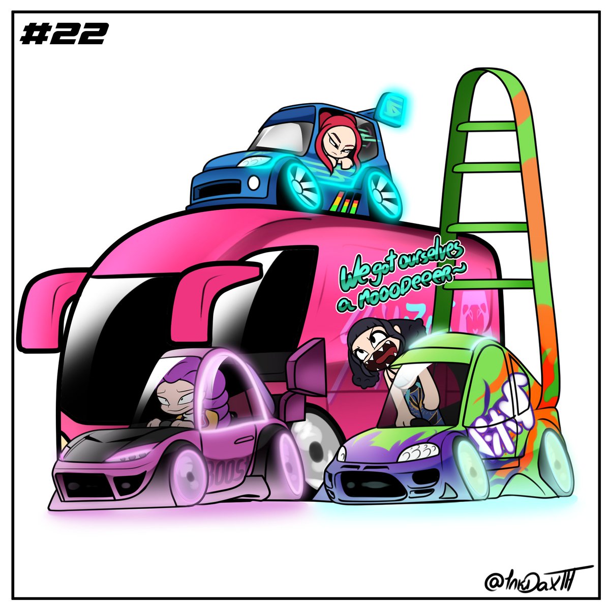 Day #22

It's a takedown, I'ma take you out!

#Huntrix #KPOPDEMONHUNTERS #Cars #Cartober