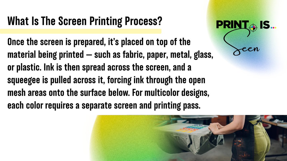 PrintCarolinas's tweet image. Screen printing brings designs to life with bold color, texture, and precision. Every pull of the squeegee turns creativity into something you can see and feel.

#Screenprinting #printingcarolinas #Printis