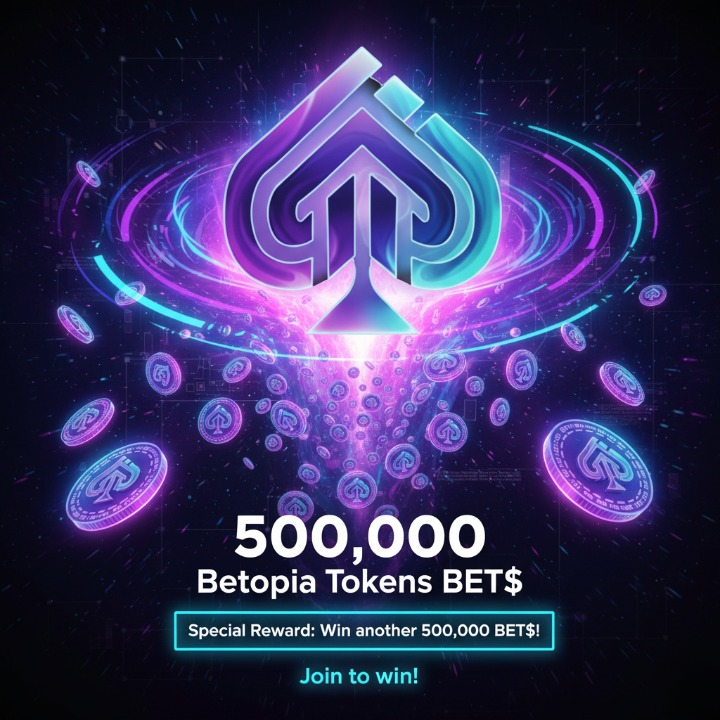 BetopiaDotFun's tweet image. 🎉 Betopia 2nd Giveaway is LIVE! 🎉
We’re giving back to our amazing community once again 💎
🏆 Total Prize Pool: 500,000 $BET
📅 Winners announced in 72 hours!
To participate:
1️⃣ Like ❤️ & Repost 🔁 this post
2️⃣ Follow @BetopiaDotFun
3️⃣ Join our Telegram community…