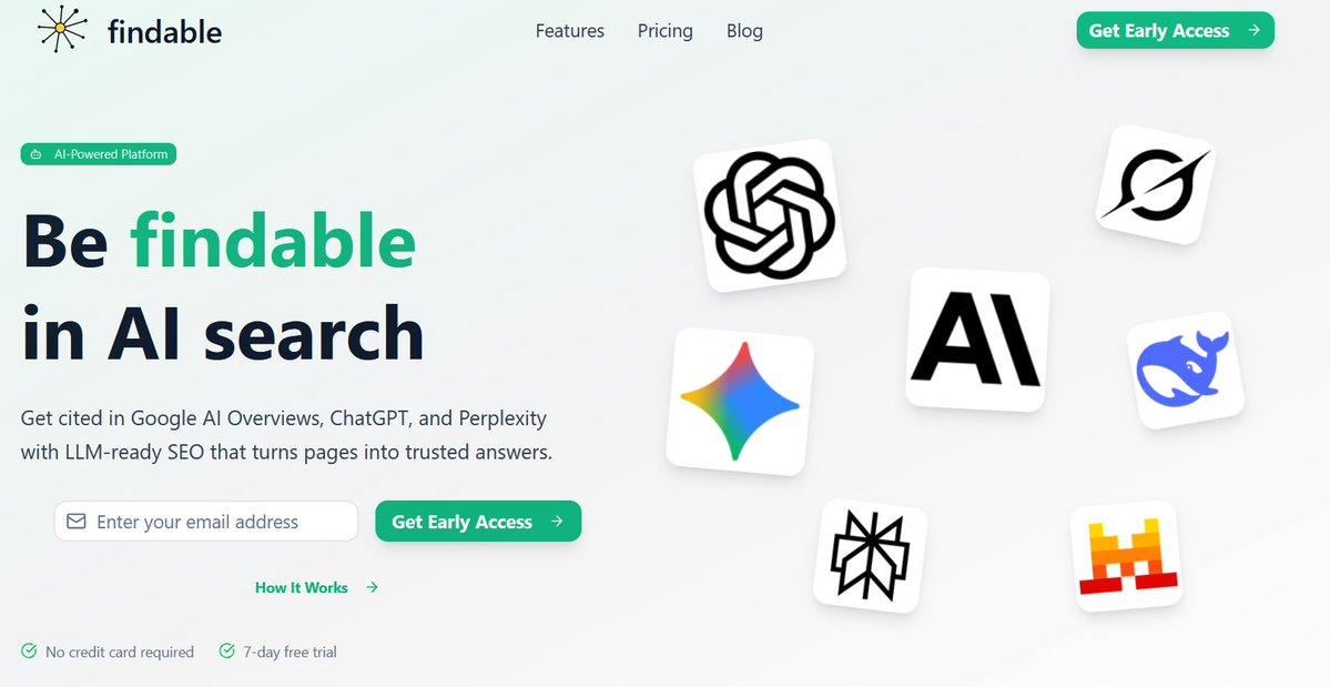 findable_tools's tweet image. You built something great.
ChatGPT doesn’t even know you exist.
That’s about to change.
Launch has never been this close.
Waitlist link in first comment.