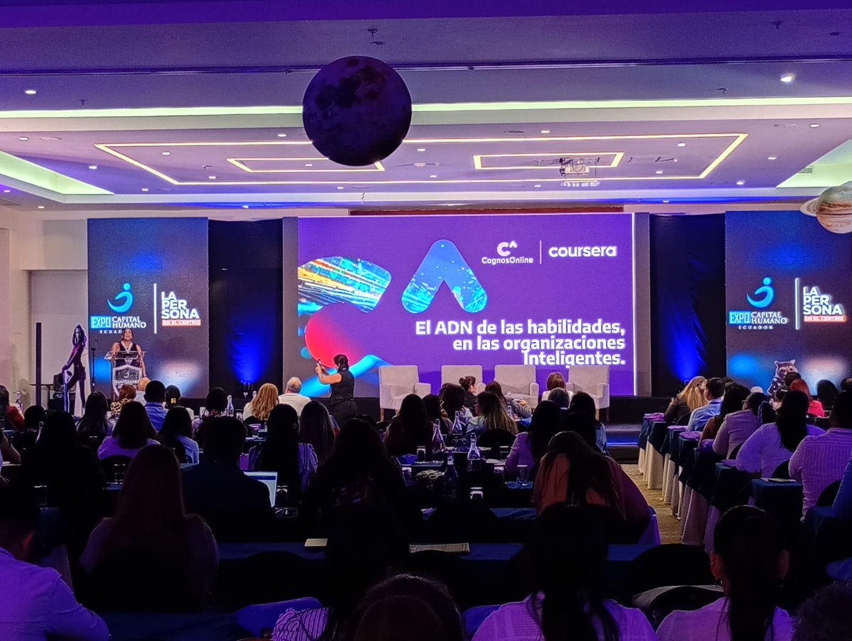 CognosOnLine's tweet image. ¡Así concluye nuestra participación en Expo Capital Humano - Guayaquil 2025!
Durante el evento, en el que participamos como patrocinadores junto a nuestro aliado estratégico Coursera, exploramos temas clave como la cultura organizacional, el liderazgo sostenible y el bienestar.