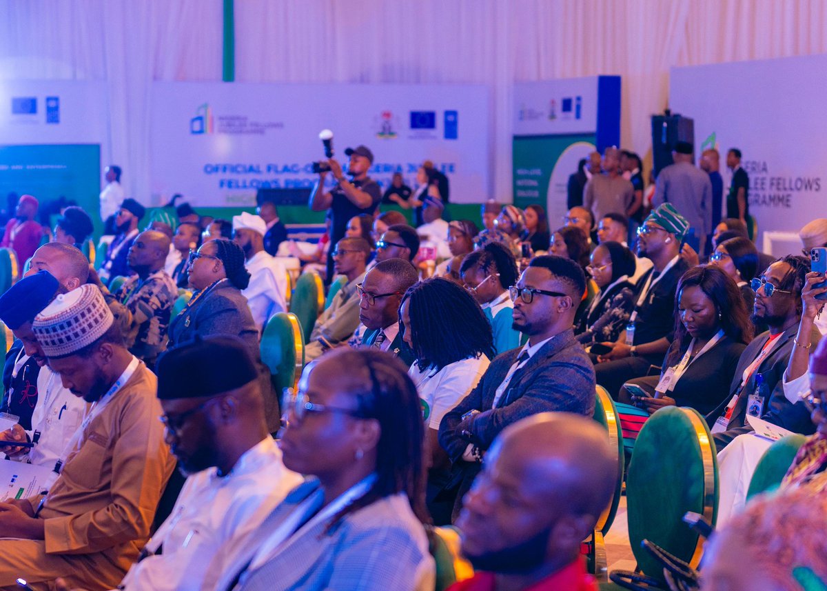 ayowisdom_'s tweet image. Earlier today, I delivered a Goodwill Message at the official flag-off of the Nigeria Jubilee Fellows Programme (NJFP) 2.0, graciously led by His Excellency, the Vice President of the Federal Republic of Nigeria, Senator Kashim Shettima, GCON.

This milestone represents another…