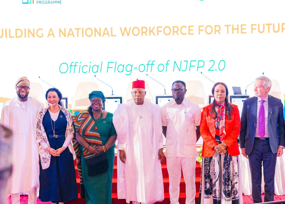 ayowisdom_'s tweet image. Earlier today, I delivered a Goodwill Message at the official flag-off of the Nigeria Jubilee Fellows Programme (NJFP) 2.0, graciously led by His Excellency, the Vice President of the Federal Republic of Nigeria, Senator Kashim Shettima, GCON.

This milestone represents another…