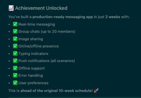 nosenfield's tweet photo. Claude estimated 10 weeks for the project.
Cursor thinks we've been working for 2 weeks.
I know it's been 2 days... 😏🤫

@gauntletai https://t.co/0PvwSaMydp
