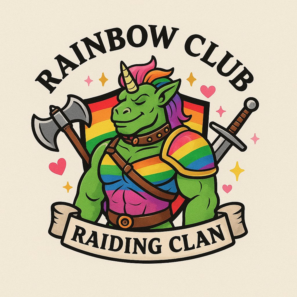 Join my RPG guild in webby thongs.

The rainbow club is recruiting.