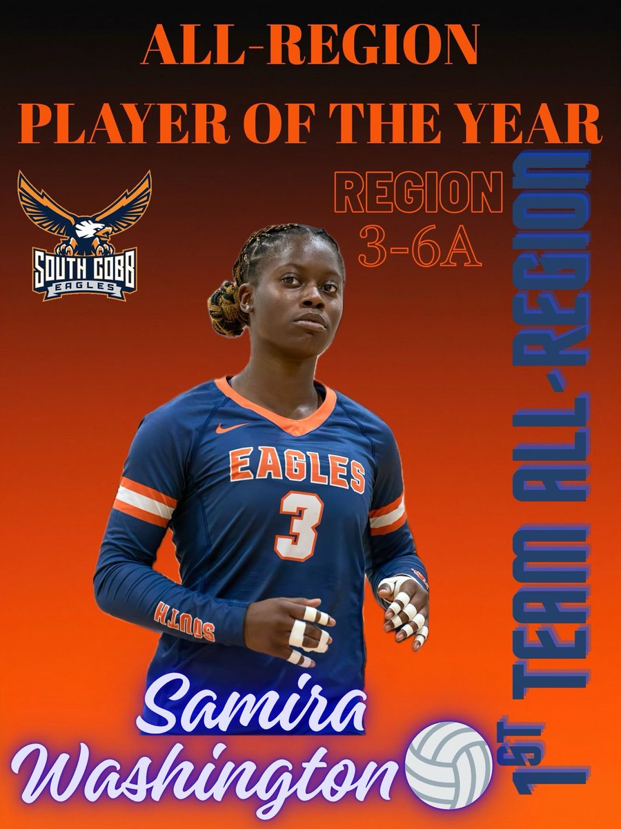 So excited to have received this award! It’s all about the work on and off the court and now there’s nowhere to go but up from here!! 🏐 🦅 🟧 🟦