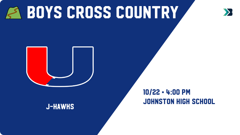 Boys Cross Country (Varsity) Meet Day! - Check out the event preview for the Urbandale J-Hawks. It starts at 4:00 PM and is at Johnston High School. gobound.com/ia/ihsaa/boysc…