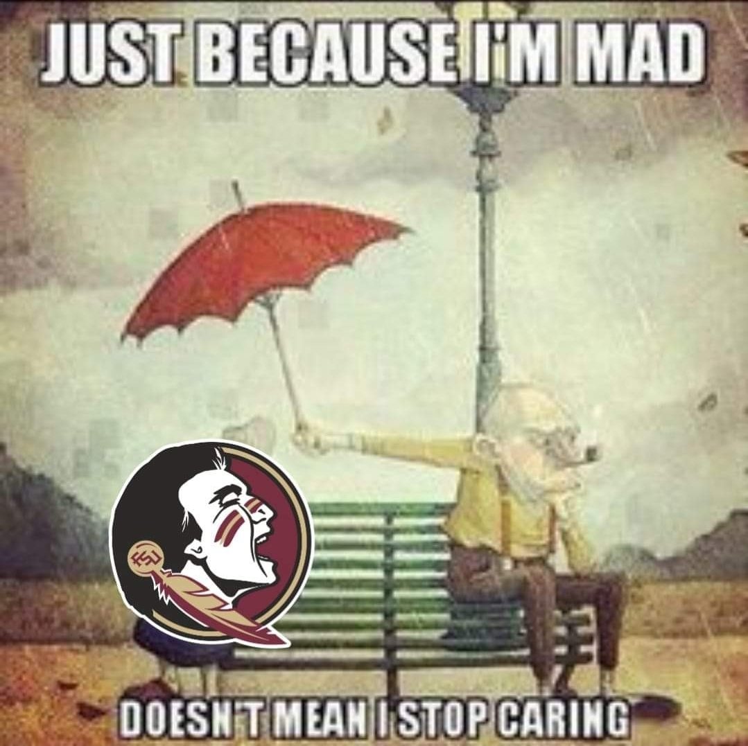 Plantthespear1's tweet photo. I might not always like 'em, but I'm always gonna love 'em. Wins and losses will never change that. Go Noles!!🔥🍢 https://t.co/zjQLM995Tb