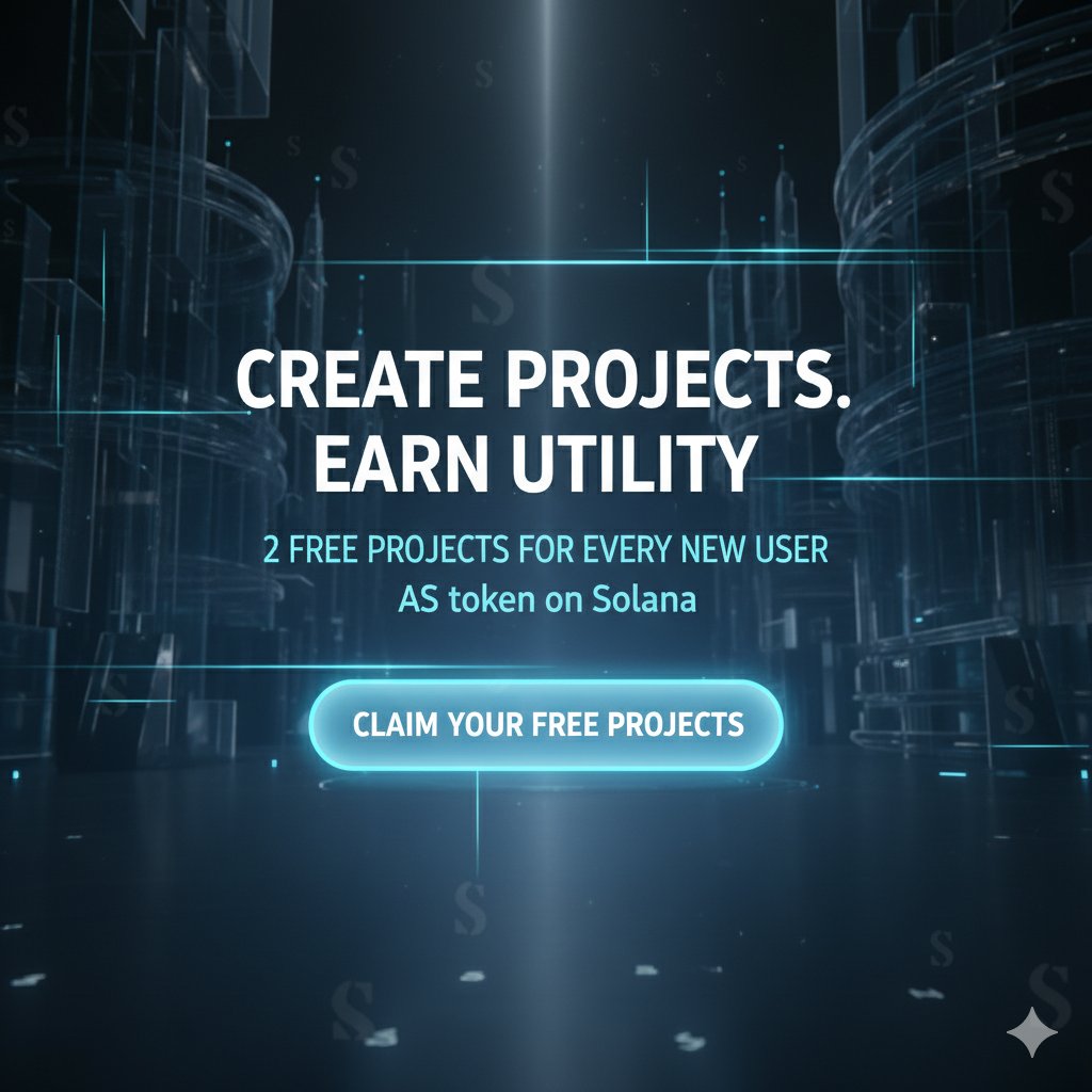 aytes_xyz's tweet image. Introducing the new Project Utility for $AS on Solana!
Each time you create a project on Aytes, you’ll spend AS tokens — giving real value to builders.

Soon aytes will be launch on @CyreneAI 

 Every new user starts with 2 free projects to explore before diving deeper.
