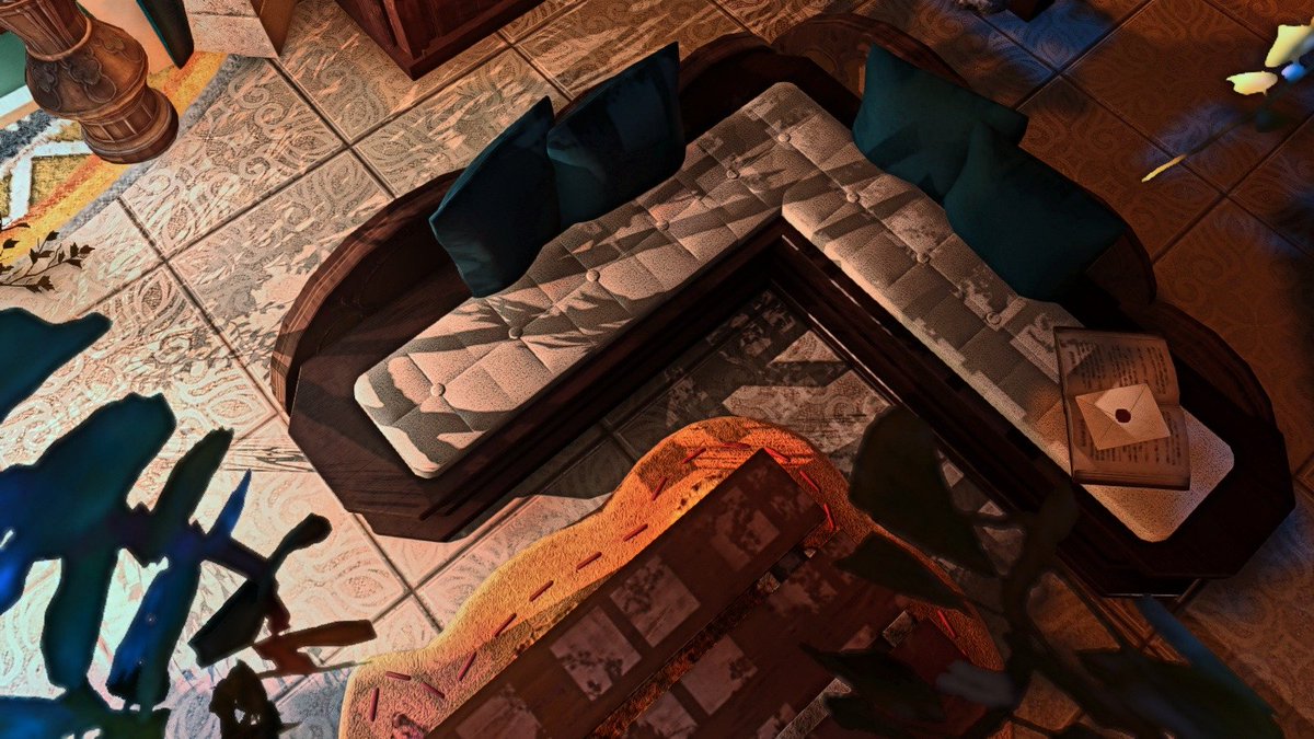 SKDXIV's tweet photo. 【Sol Naranja】【L】
I want to live forever in a sunset and this build is a testament to that. I wanted to create a hideaway that felt it was connected to stone itself. Another personal project of mine. ☀️ (1/2).
 #FF14ハウジング #FF14Housing #FF14  #ffxivhousing https://t.co/YAR73Uyy4I
