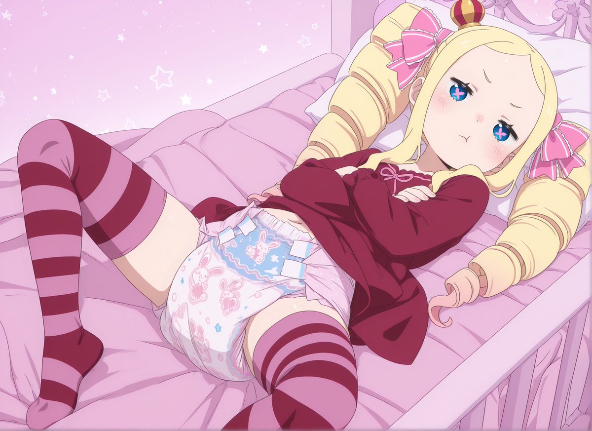 Zanamy_AI's tweet photo. A simple and cute pouty Beatrice~

#diaper #abdl #AIart https://t.co/7lu8SEMME6
